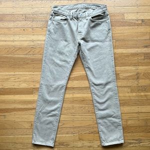 Outerknown Drifter Tapered Fit Jeans Tan 32 x 32